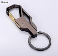 3 color key chain key ring silver color metal inlay keychain for classic men car key chain romantic gift for man women 17088