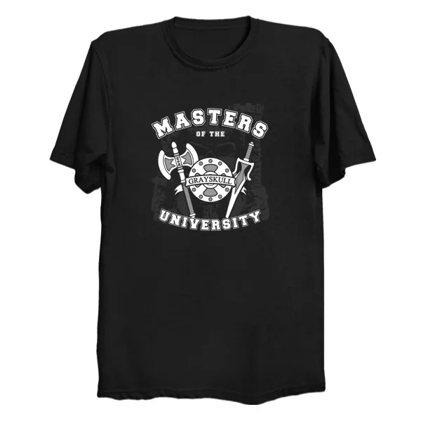 Новая мужская футболка с принтом хлопковая Футболка Masters of the University круглым