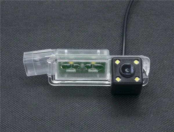 4LED camera Динамическая траектория треков парковочная камера заднего вида для Volkswagen Golf 7 MK7 VII Passat CC Scirocco Lamand автомобильная камера - Название цвета: 4LED camera