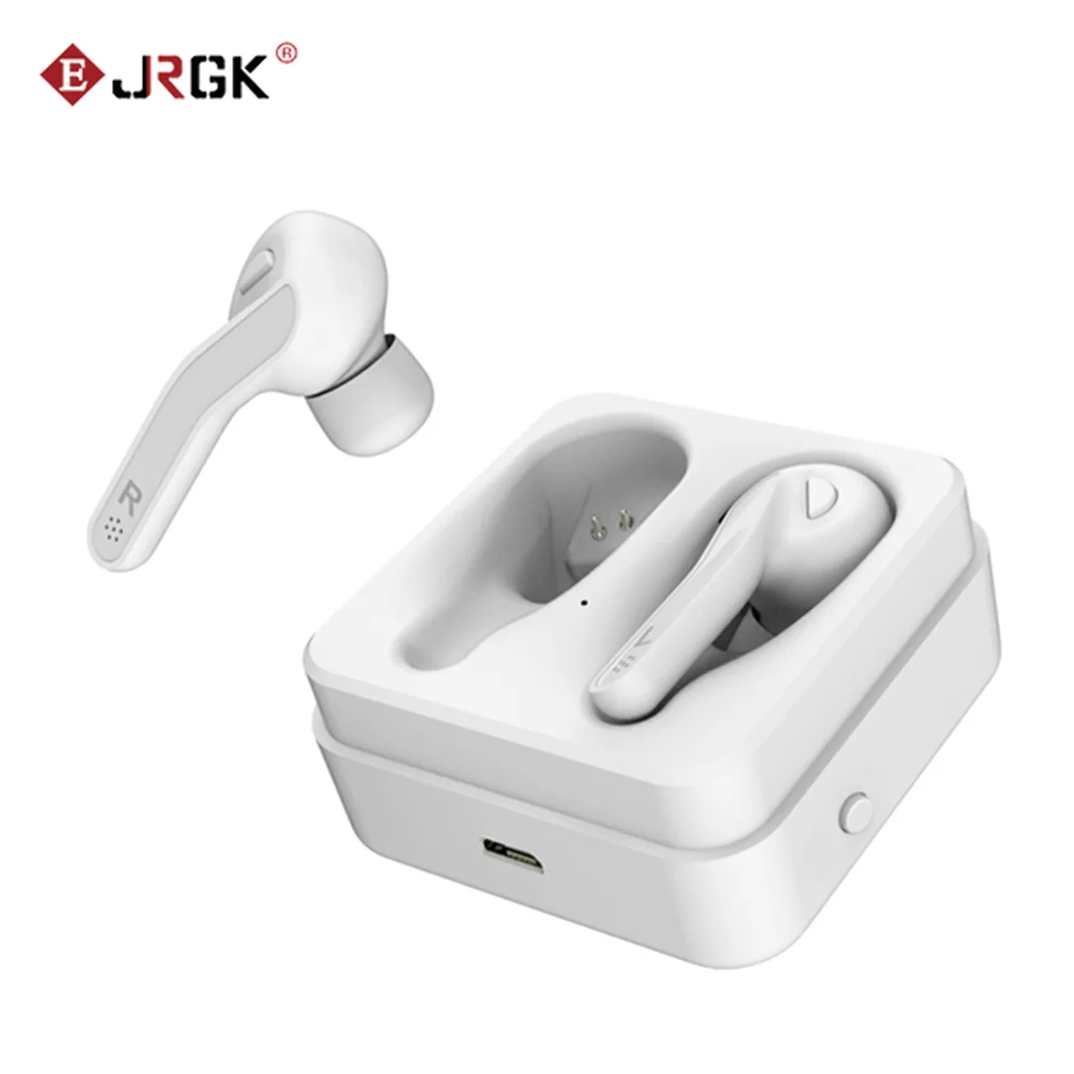 

JRGK Portable Bluetooth Earphones Bluetooth 5.0 Binaural Call Headphones Sports Headset IPX5 Wireless Earbud For Phone Charging