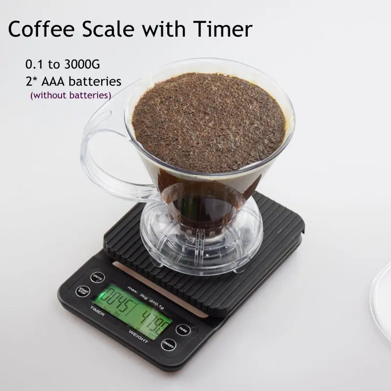 Цифровые Мини весы с таймером 3 кг 0 1 г|coffee scale|digital coffee scalekitchen digital weight |