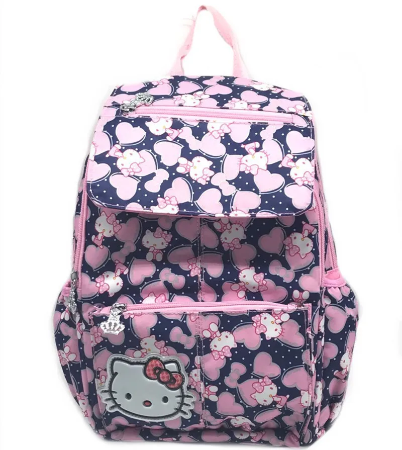 Рисунок «Hello kitty» Обувь для девочек сумка рюкзак нейлоновая сумка yey-BK9908
