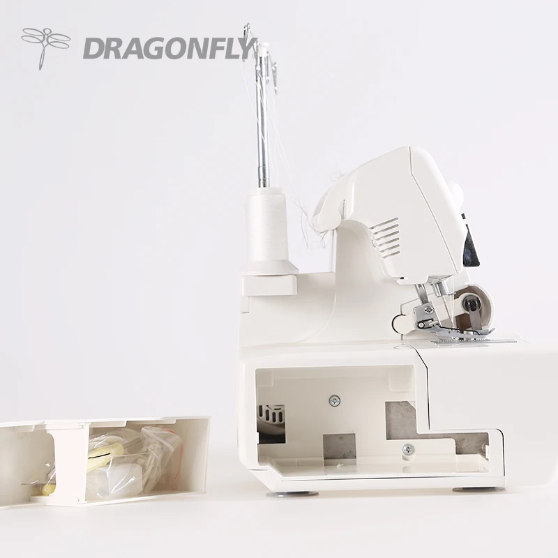 Отечественная швейная машина оверлок/швейная оверлок с 4 нитками Марка Dragonfly