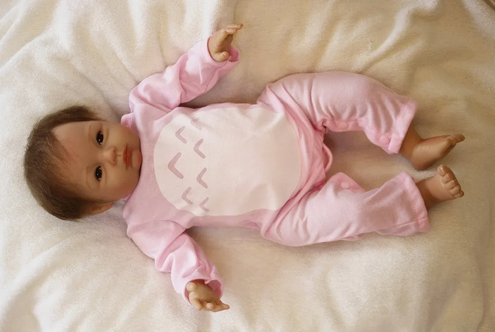 NPK reborn dolls 2" Мягкие силиконовые reborn baby куклы-игрушки для девочек подарок Bebes reborn bonecas ручной работы новорожденная Интерактивная кукла-Пупс кукла