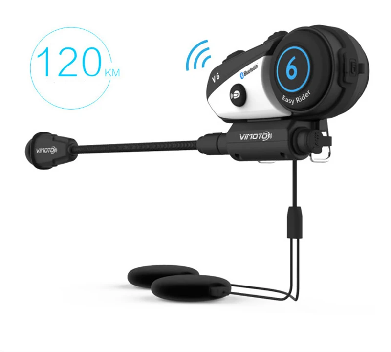 2 шт./лот Vimoto V6 Интерком Way Радио BT интерфон Многофункциональный мотоцикл для