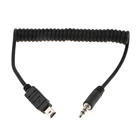 Кабель для дистанционного спуска затвора от 3,5 мм до MC-DC2 N3, соединительный кабель для Nikon D700 D5100 D5000 D3200 D3100 D90