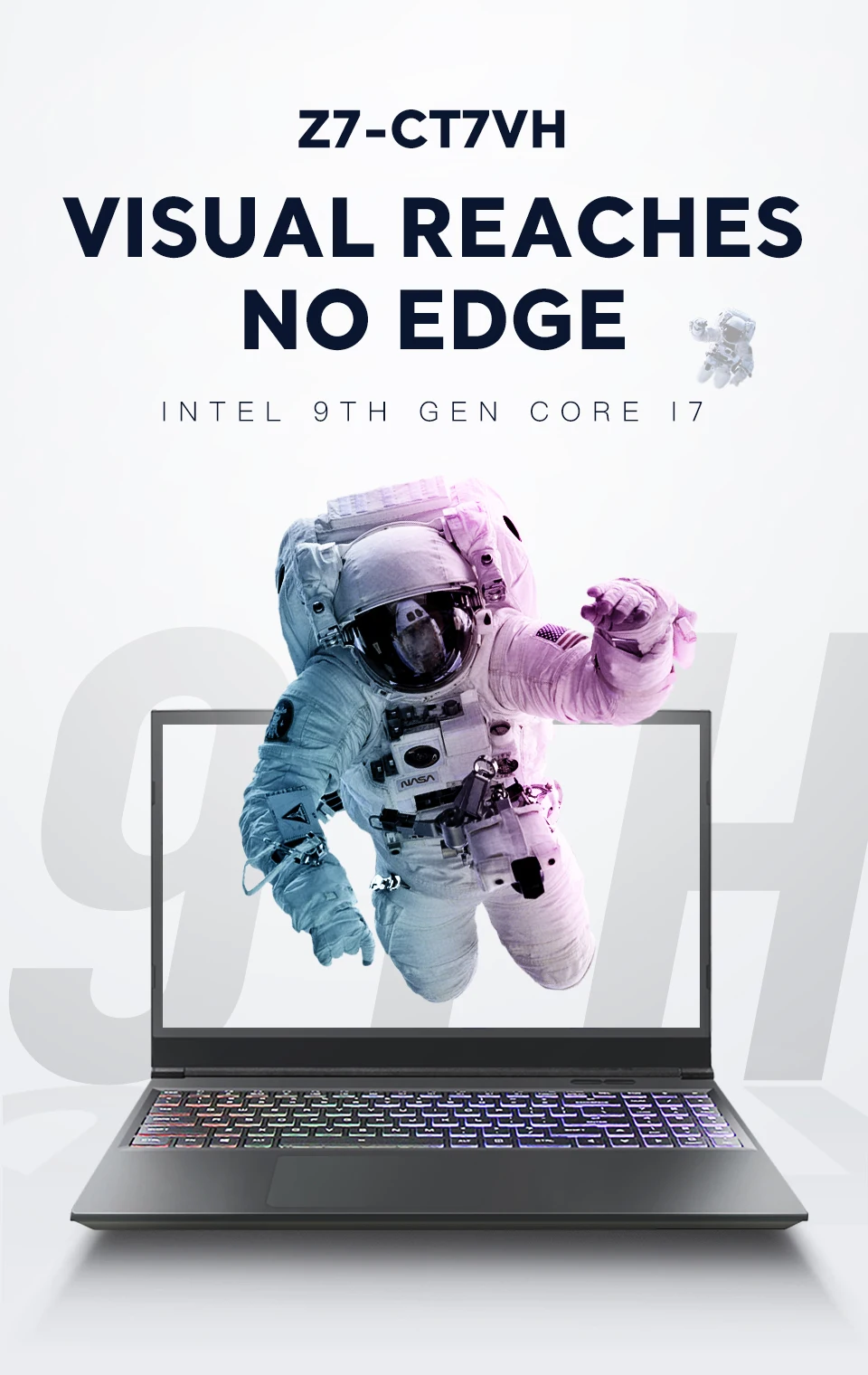 Hasee Z7-CT7VH ноутбук для игр(Intel I7-9750H+ GTX1660Ti/8 GB ram/256G SSD+ 1T HDD/15,6 ''/RGB клавиатура) hasee Notbook для плеера