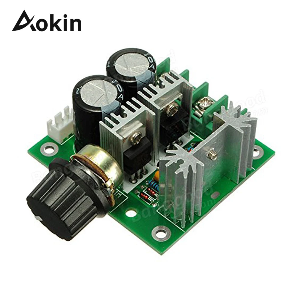 

DC Motor Speed 12V 24V 30V 40V 13KHZ Auto PWM DC Regulator Governor Speed Controller Switch 10A 50V 1000uF