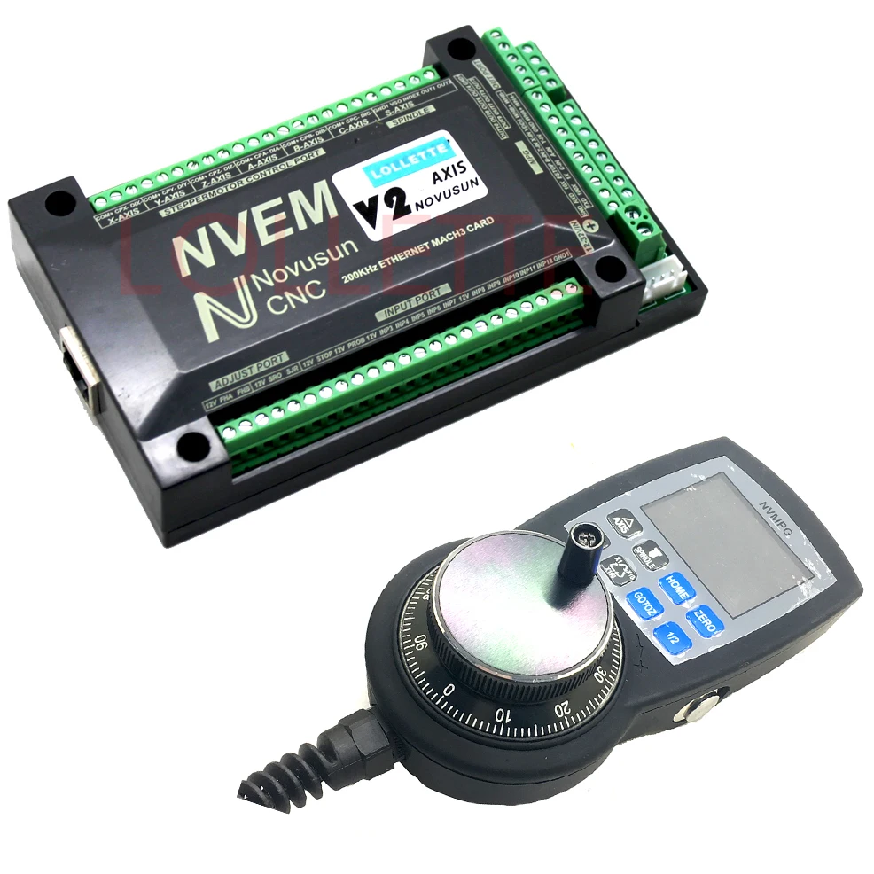 NVEM V2 версия 6 оси ЧПУ контроллер MACH3 Ethernet интерфейсная плата карты + NVMPG