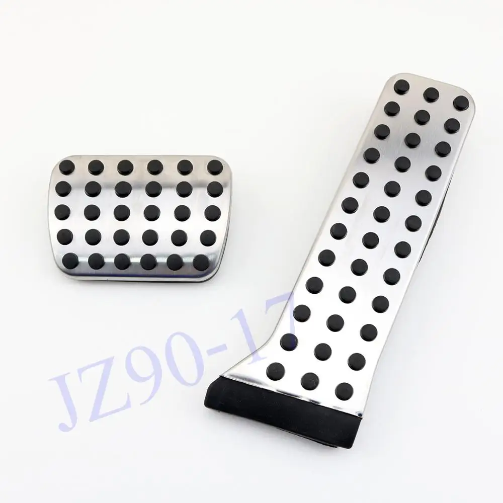 AT 2pcs Set Противоскользящая накладка на педаль тормоза Топливный Газ сцепление Накладка подходит для Mazda 2 3 6 CX3 CX4 CX5 CX9 аксессуары - Название цвета: AT 2pcs Set