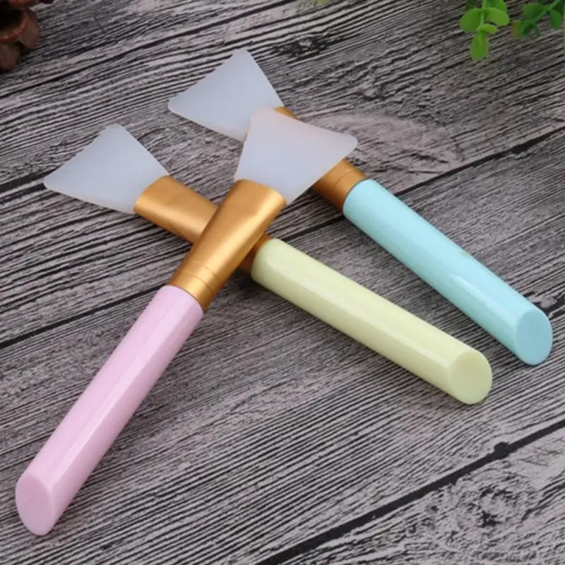 Мягкая силиконовая DIY маска-кисть прочная легкая основа переносная маска-щетка безопасный Макияж Мягкий силикон