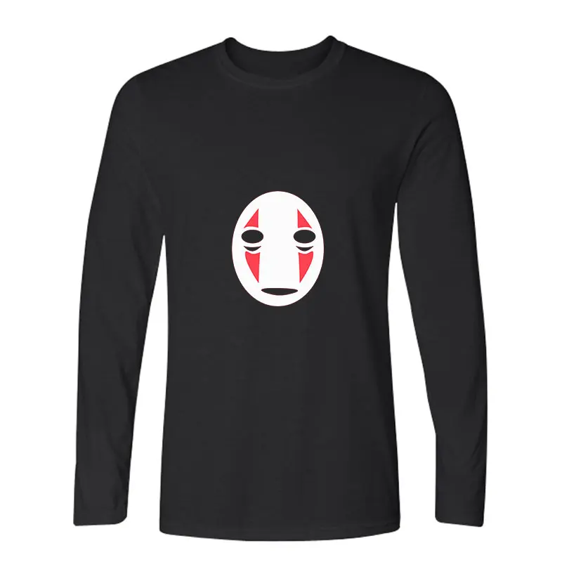 Luckyfridayfspirited Away2018 новых китайских печать с длинными рукавами тонкий футболка