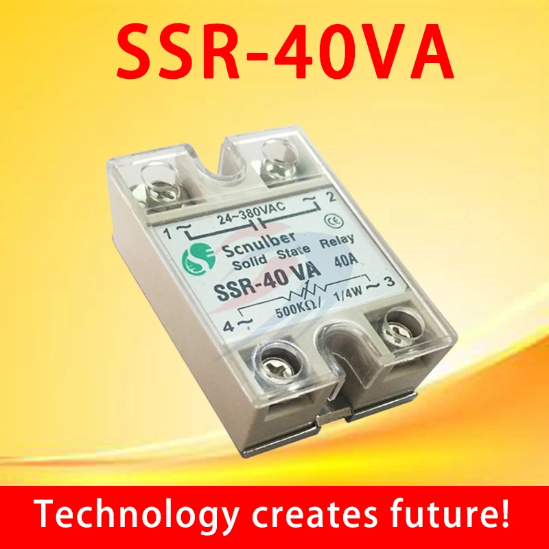SSR 40VA VR To AC 40A твердотельное напряжение Регулятор SSVR Scnulber|solid state voltage regulator|solid statesolid
