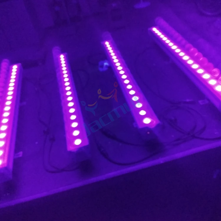 구매 새로운 Blacklight 옥외 Led 선형 막대기 벽 세척 빛 18*3w Leds 단계 사건을위한 UV 까만 빛