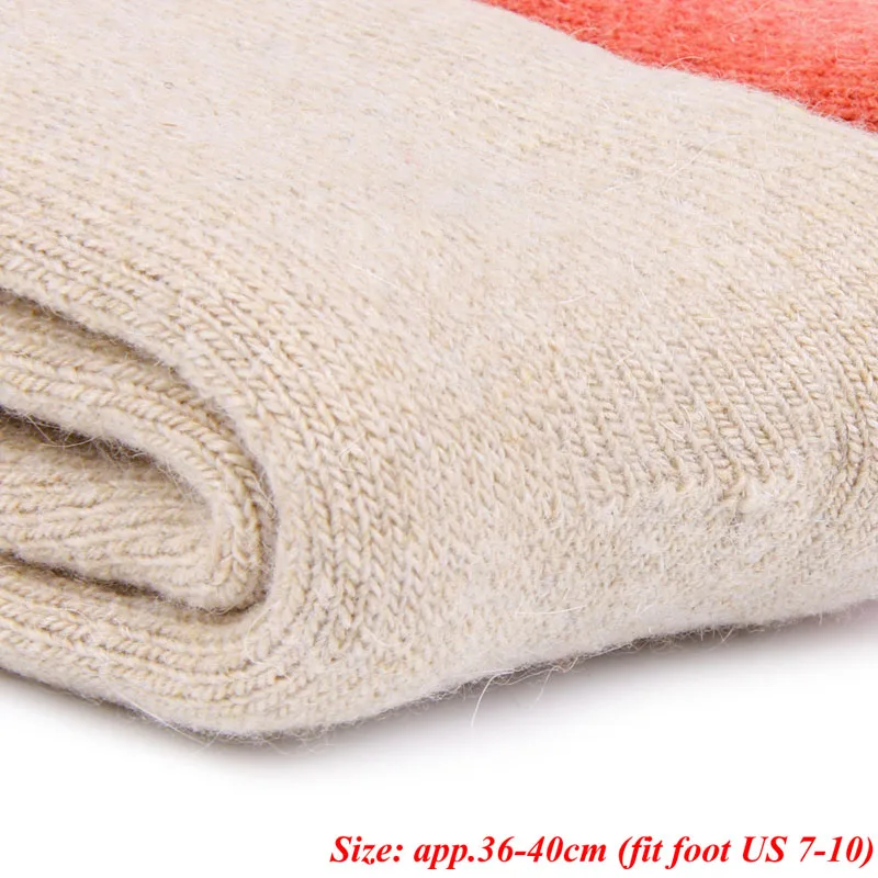 1 пара женские толстые теплые носки из шерсти и кашемира повседневные зимние