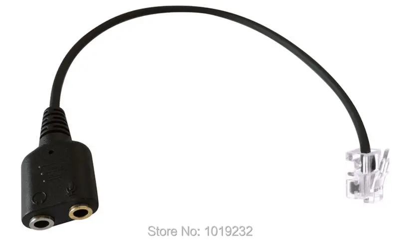 ПК гарнитура с разъемом RJ9 для AVAYA 1608 1610 9610 9620 9630 9640 9650 Snom адаптер-двойной 3 5 мм к |