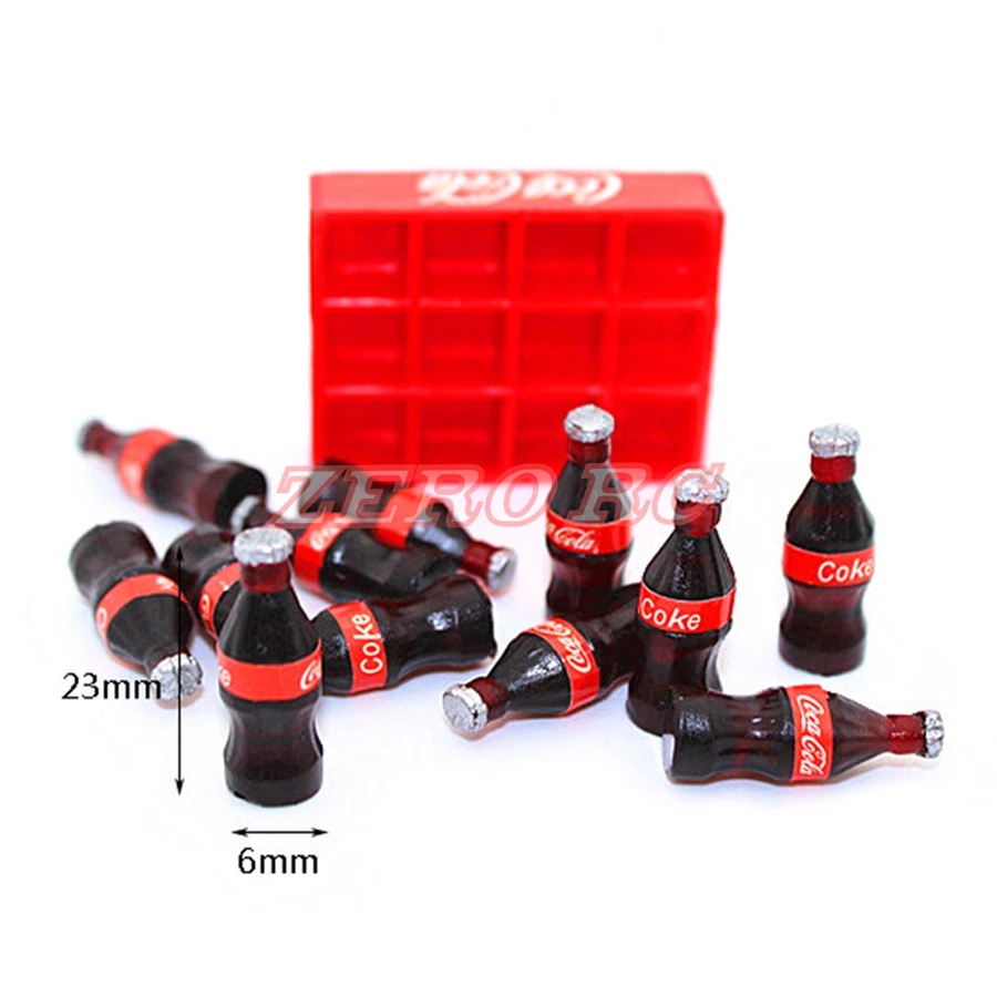 RC 1/10 весы аксессуары для грузовиков реалистичный пластиковый кокс с бутылкой