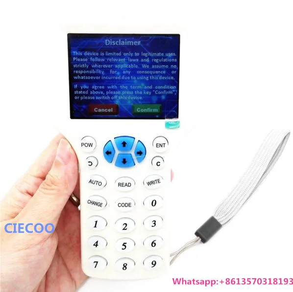 Updated version English 10 frequency RFID Copier ID/IC Reader Writer /copy 13.56MHZ Sector0 encrypted + 5* T5577 card | Безопасность и