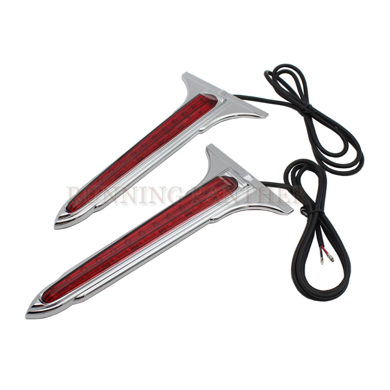 Хромированный клиновидный светодиодный задний сиденье освещение