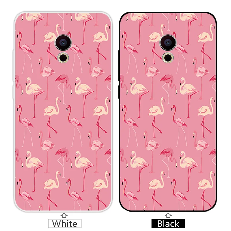 For Meizu Pro 6 / MX6 Case Silicone Soft TPU Pink for Phone Bag Black Back Matte Cover |