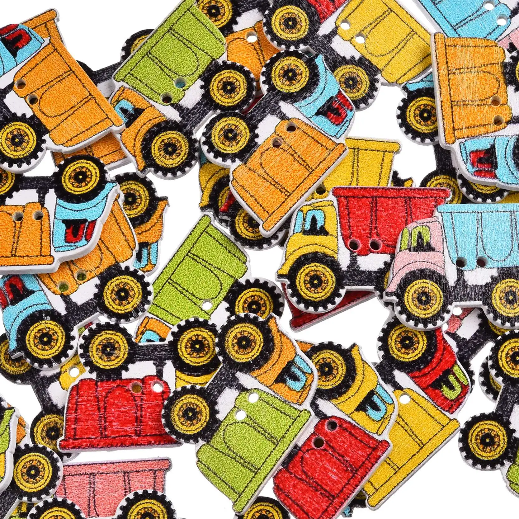 50 шт. для шитья деревянные пуговицы аксессуары кабошоны скрапбукинга 2 отверстия