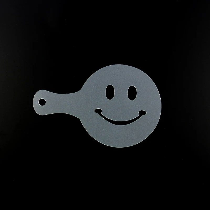 16 шт./компл. пластиковые трафареты для кофе латте капучино бариста