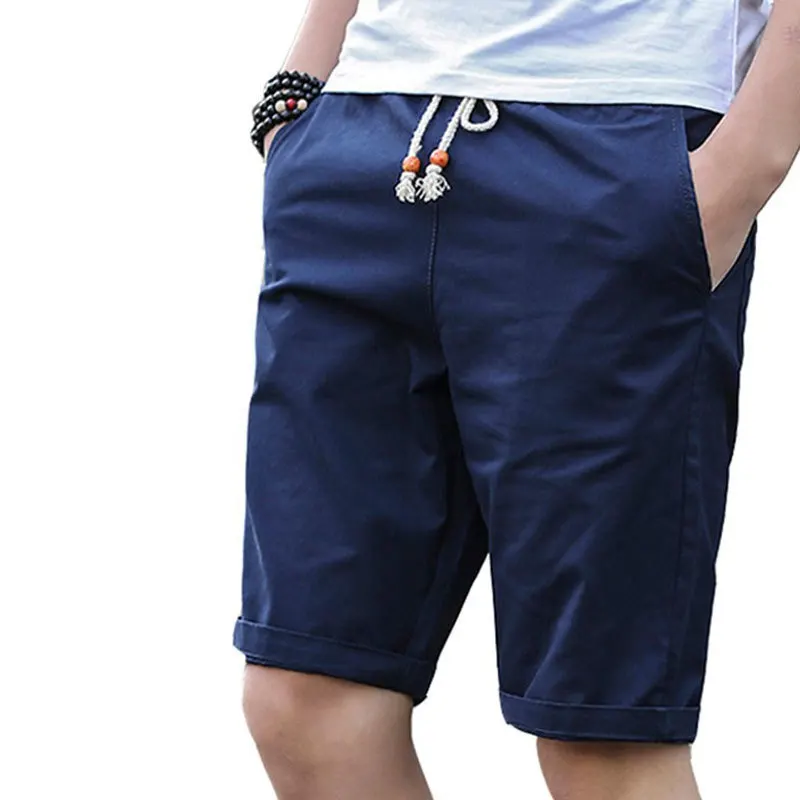 

Summer Mens Short Jumpsuit Cotton Casual Riding Breeches Breathable Moletom Masculino Shorts On Sale