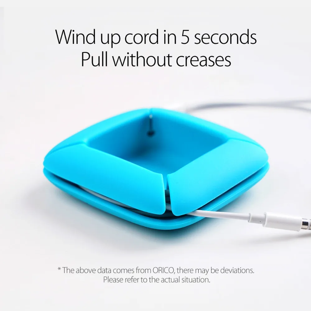 ORICO наушники силиконовый кабель для намотки гарнитуры кабельный менеджер