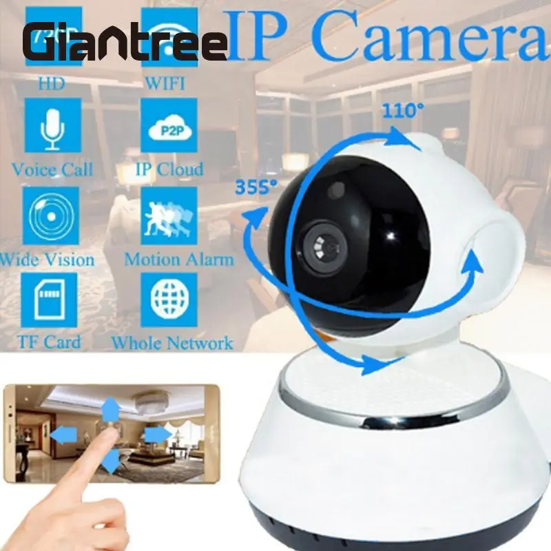 Беспроводная камера видеонаблюдения giantree HD Wi Fi Радионяня 1 млн. пикселей IP умная