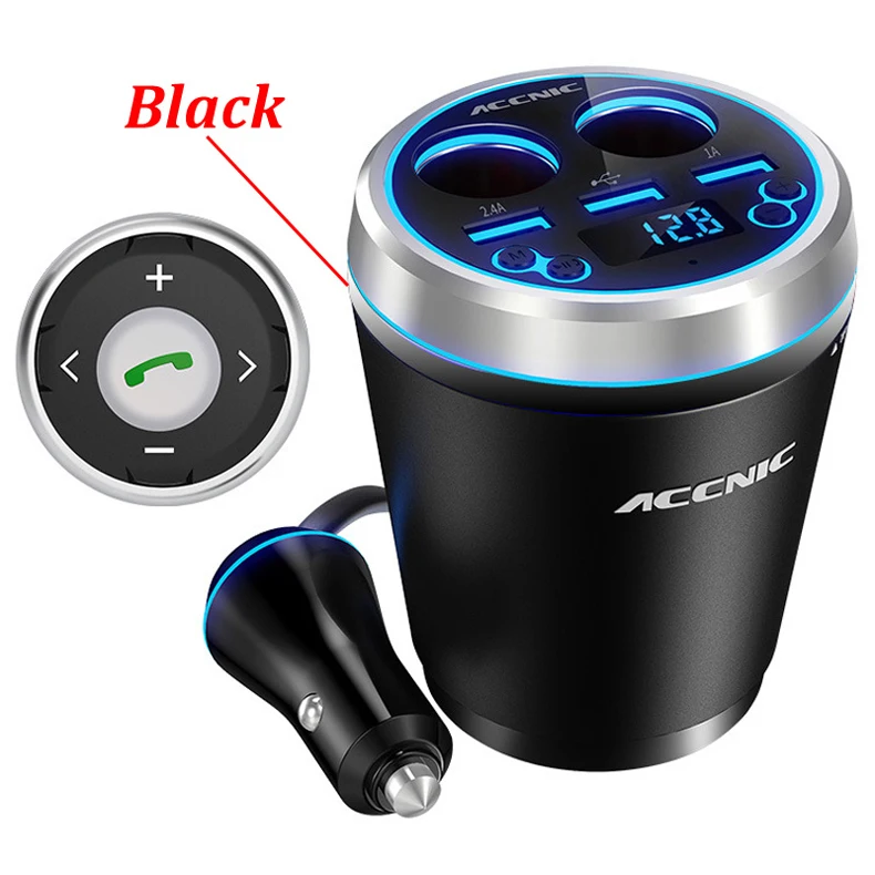 Accnic C1 3 USB автомобильный fm-передатчик прикуриватель MP3-плеер адаптер громкой связи с беспроводным управлением Bluetooth радио приемник