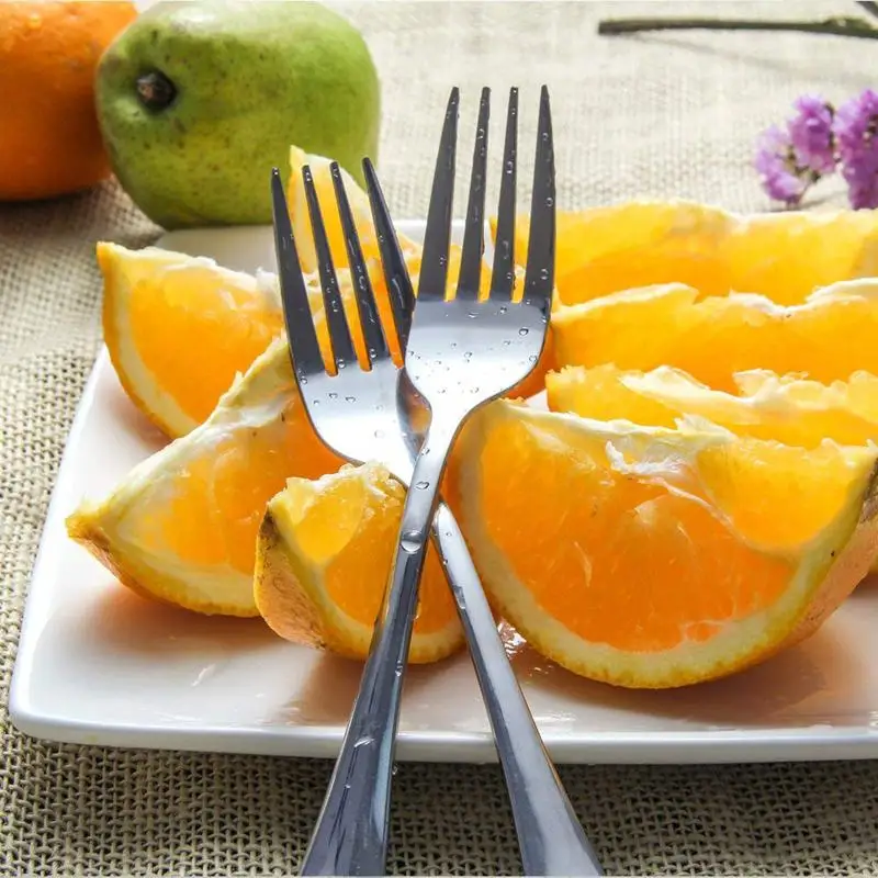 

ABLA 17,5cm Stainless Steel Fork for Dessert Salad, No Dishwasher Damage, 8 Pieces