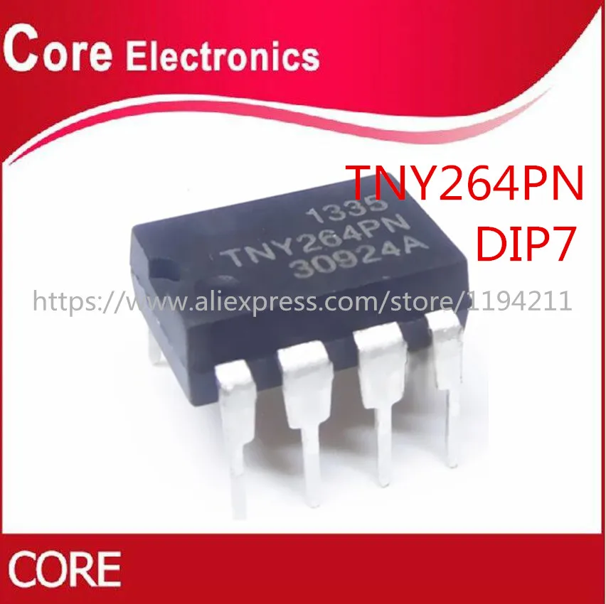 50 шт. TNY264PN DIP7 TNY264 DIP TNY264P 7 264PN оригинальный IC|Интегральные схемы| |