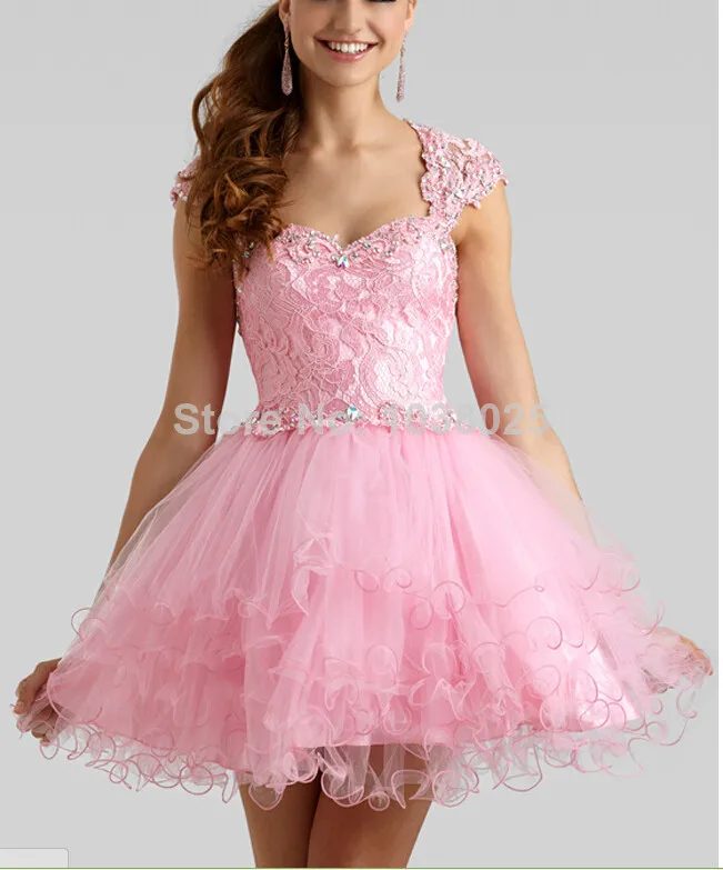 2014 возвращения на родину платья бальное платье милая кап-рукава спинки кружева