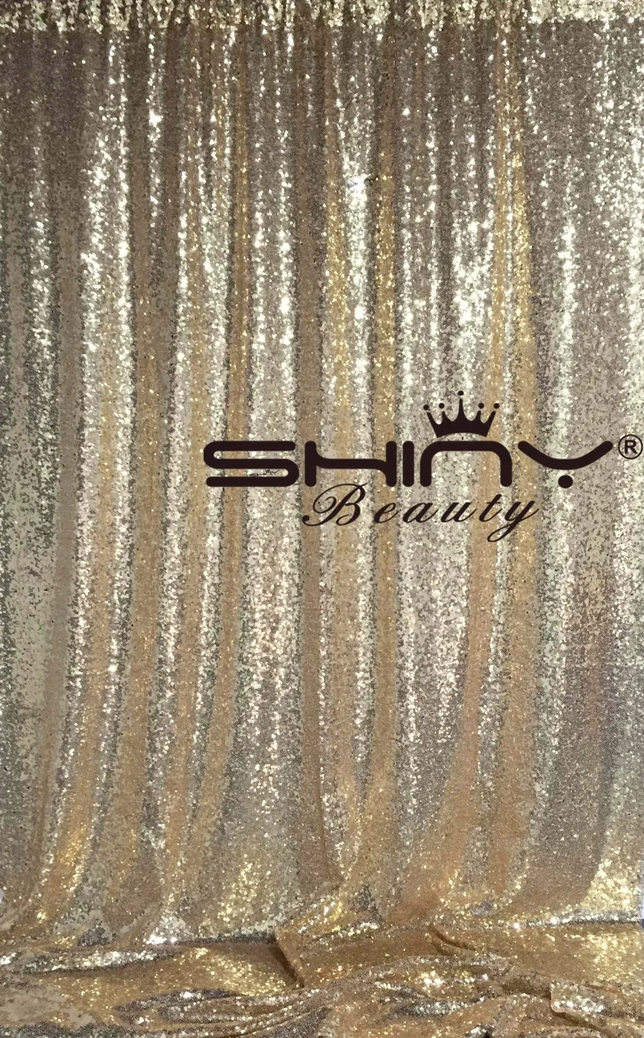 8 ярдов светильник золотые блестки ткань для