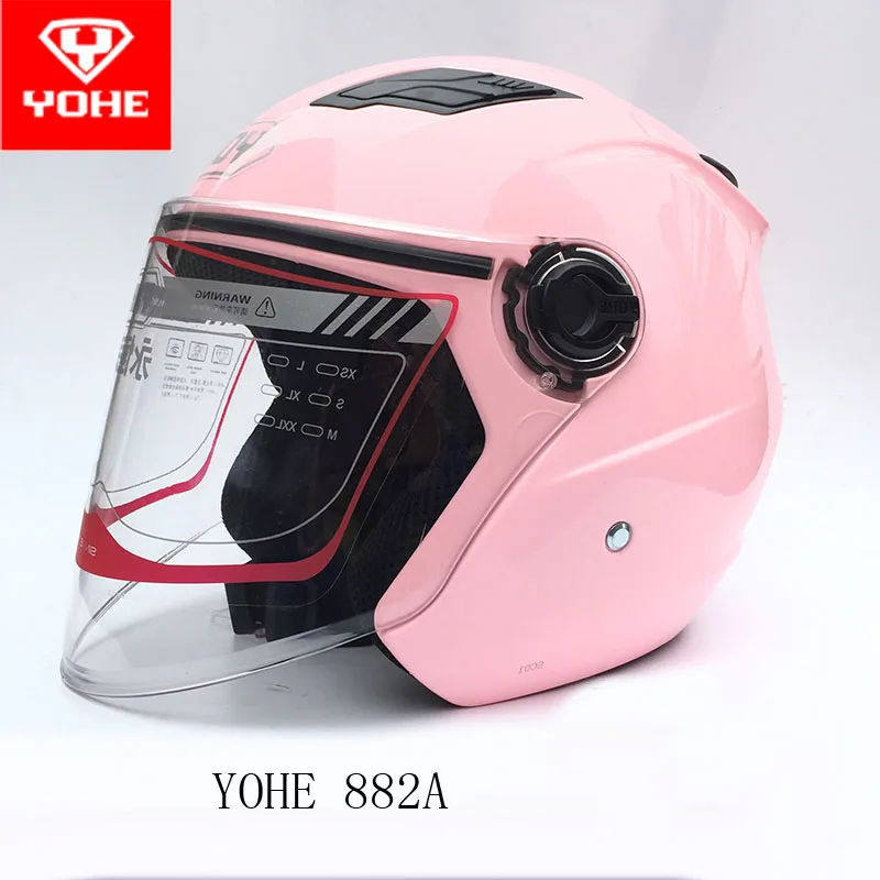 Мотоциклетный шлем YOHE 856 882A черный электрический мотоциклетный скутер для