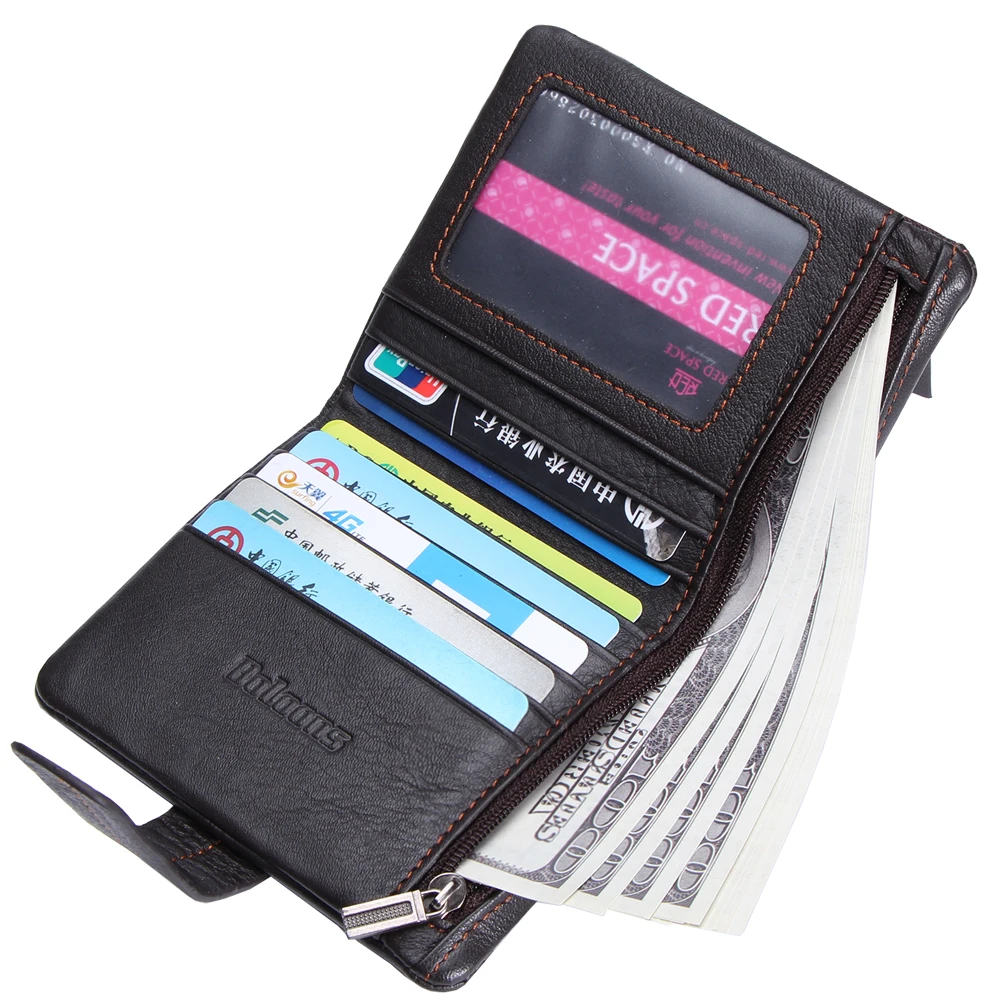 Новинка кошелек 100% топ натуральная кожа мужские кошельки цена в долларах