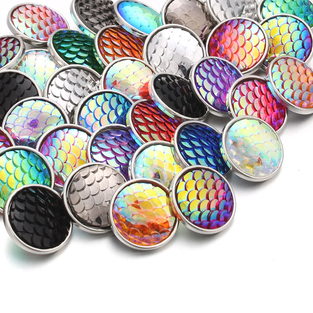 10 шт./лот полимерные кнопки ювелирные изделия смешанные стильные Имбирные 18 мм