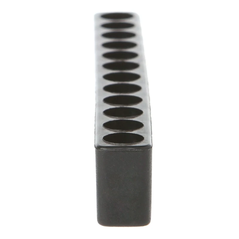 

Screwdriver Hole 10/12 Holes Hex Shank Bit Holder Plastic Head Storage Case Tool