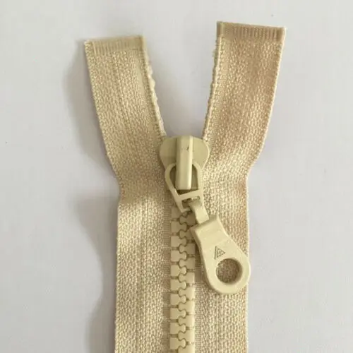 Off-white 70 см толстый открытый конец молнии смолы молния пуховик/пальто на молнии Одежда Швейные аксессуары - Color: Off-white