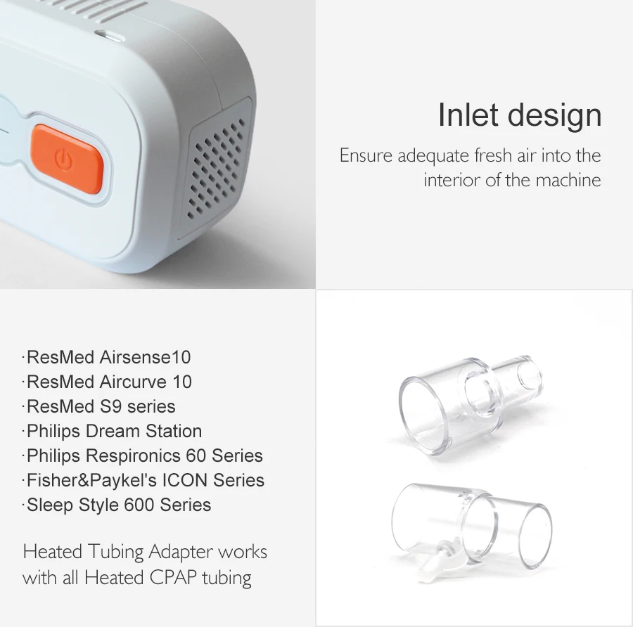 Idunmed CPAP очиститель с адаптером для ResMed Phillips Fisher& Paykel дыхательный воздушный шланг маска машина аксессуары аппарат