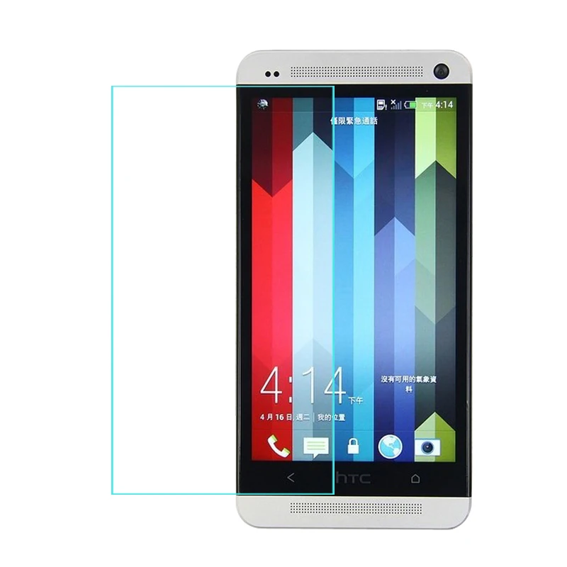 Закаленное стекло 9H 2.5D для HTC One M7 Оригинальная защитная пленка M 7 801S 801E 801N 801D 802T 802D