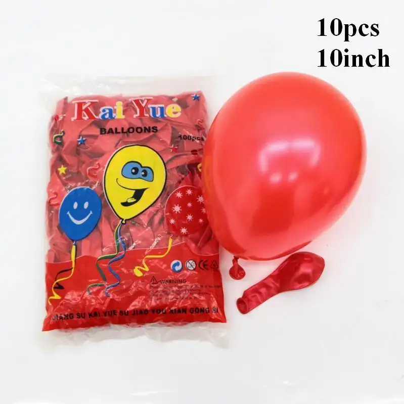 10inch red 8 шт с Микки Маусом и Минни Маус комплект Мышь шарик из фольги в форме baby shower вечерние писчая бумага globos детские игрушки для happy birthady вечерние украшения - Цвет: 10inch red