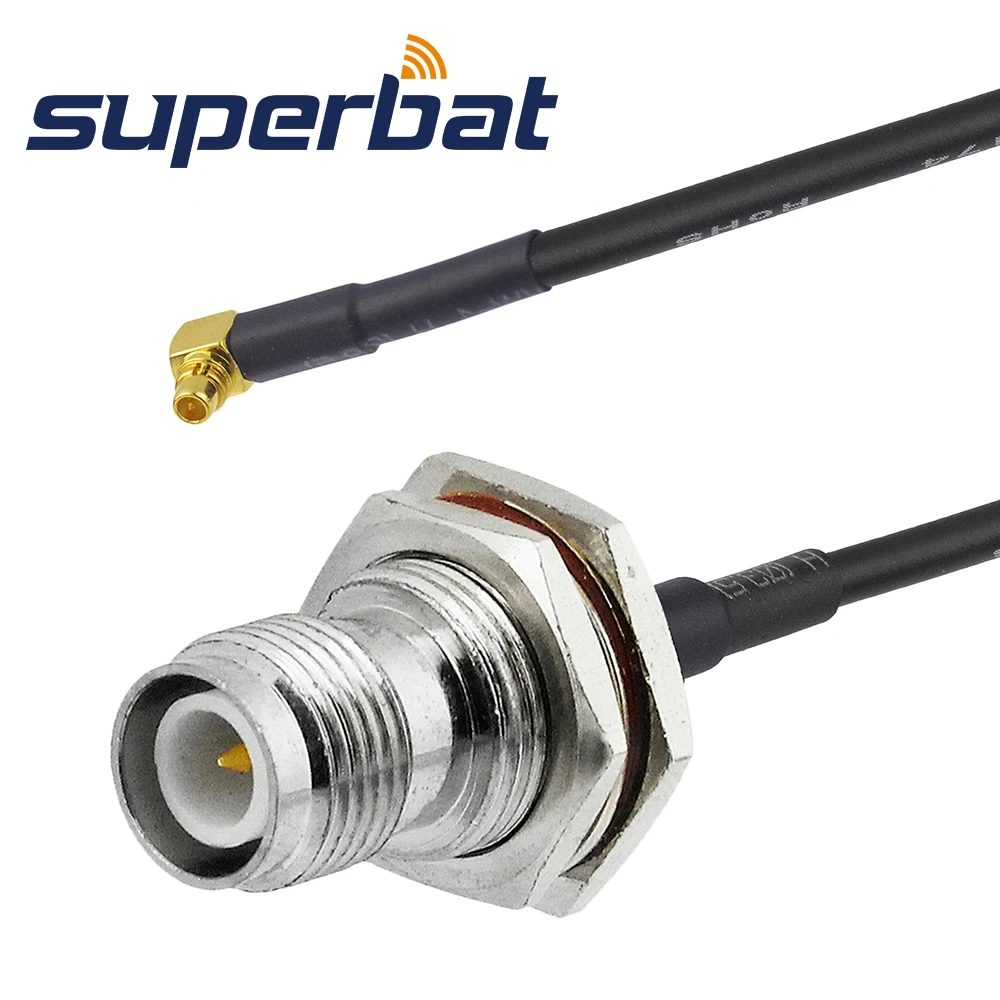 Только RP TNC Jack (male) перегородки для правый угол MMCX разъем RG174 15 см кабель с