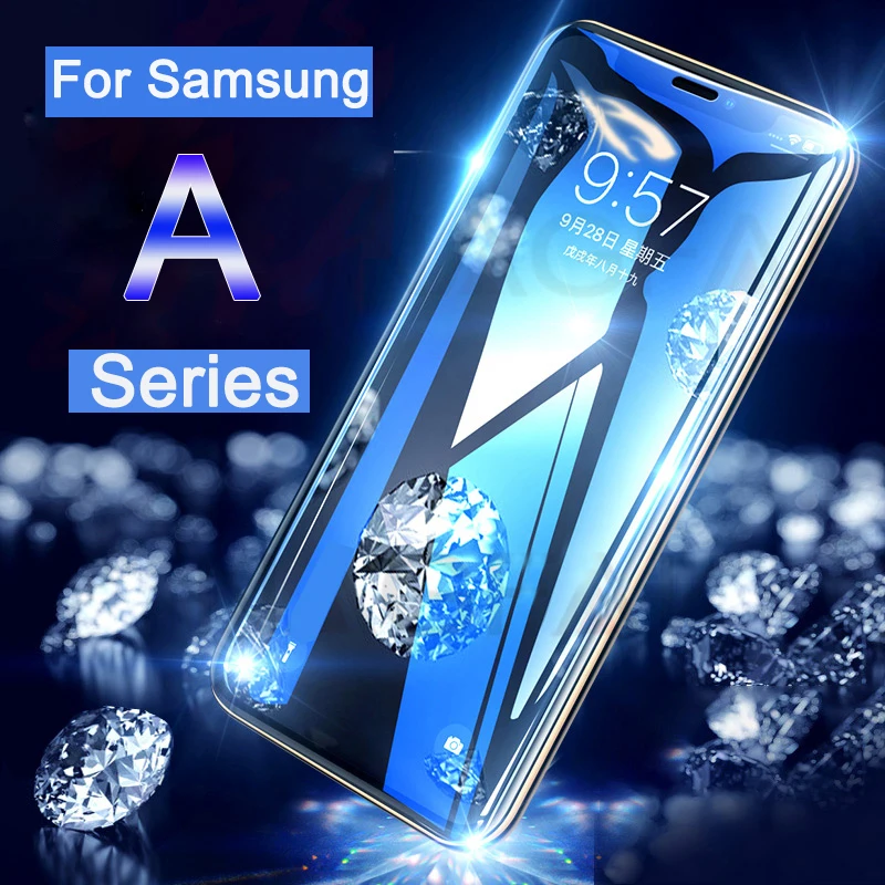 Закаленное стекло для Samsung A3 A5 A7 2016 2017 защитный стеклянный чехол Galaxy A 3 5 7 A32017 A52017