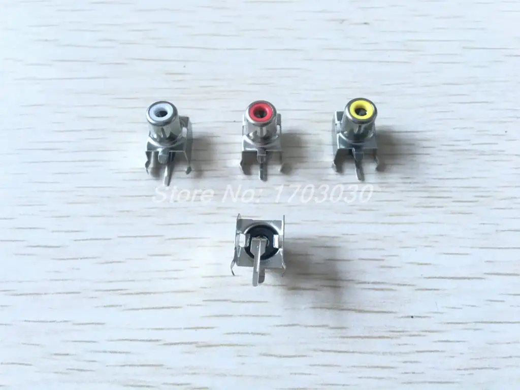 15 шт. AV-8.4-3 AV Pin Jack 3 цвета RCA Женский аудио-видео AV Разъем