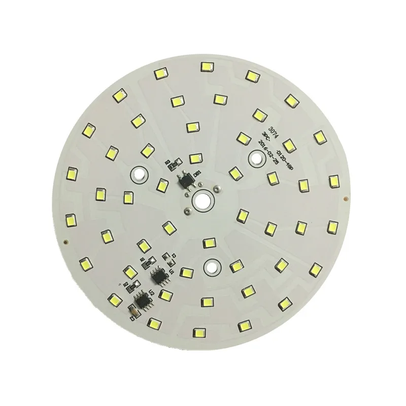 Светодиодный светильник COB 18 Вт AC220V 2835SMD модуль печатной платы с чипом умный IC