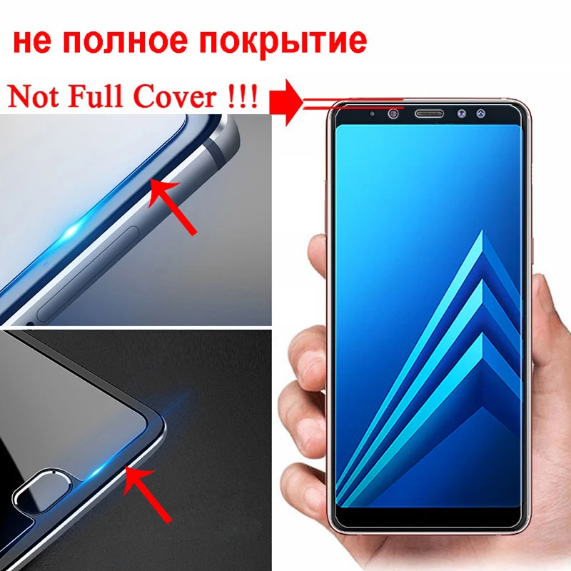 Бронированное Защитное стекло для samsung Galaxy A8 A6 Plus 2018 A 8 6 Лист защита экрана Броня