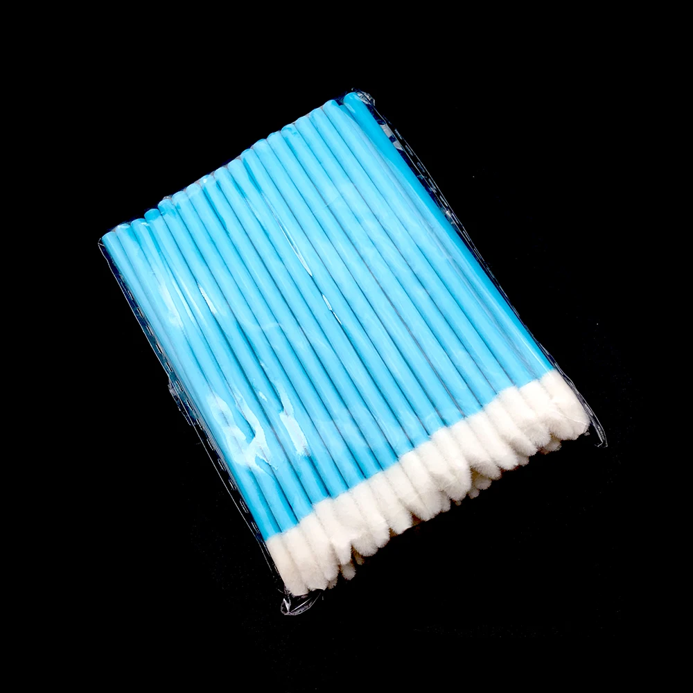 100Pcs Make Up Brushes Set Maquillage Mascara Wands Lip Brush Pen Cleaner Cleaning Eyelash Disposable Makeup Applicators | Красота и