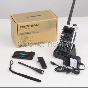 Бесплатная доставка DHL + 2 шт./лот Baofeng UV-B2 5 W UHF VHF двухполосный иди и болтай Walkie Talkie