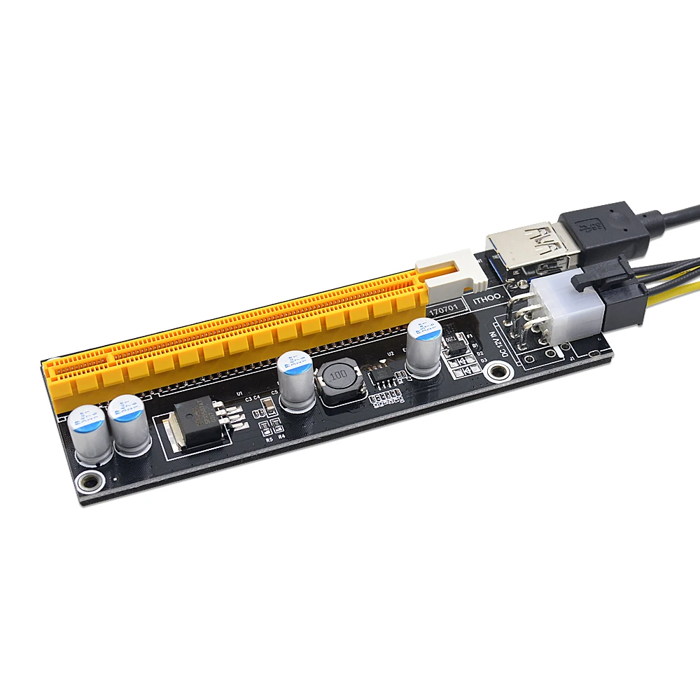 Переходная карта CHIPAL PCI E M2 к USB 3 0 NGFF M.2 м ключ PCIE 16X 1X удлинитель с питанием для